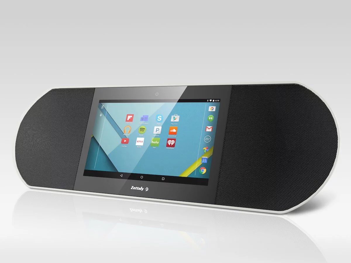 The Zettaly Avy adds two 5 W 10-in speakers to an Android tablet