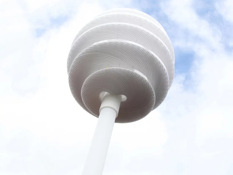 A view of the spiral walkway from below (Image: BIG)