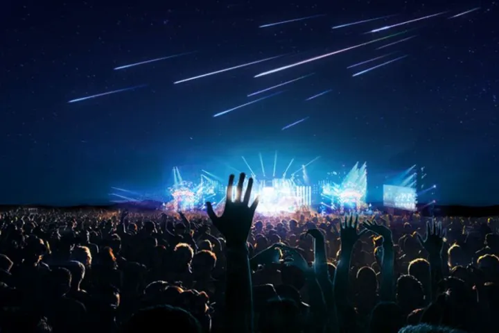 Sky Canvas creates made to order meteor showers
