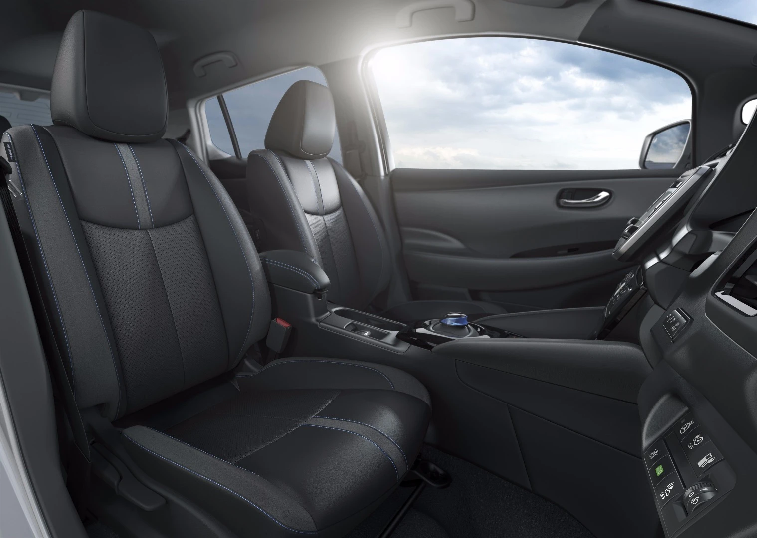 The seats in the new Nissan Leaf