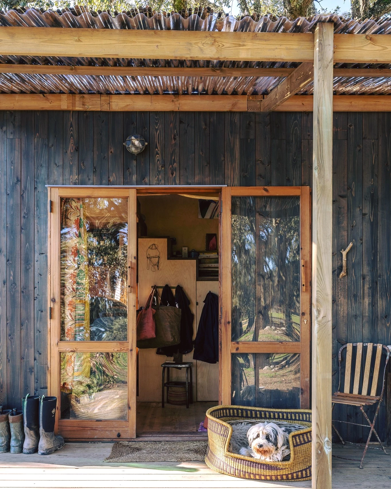 The Brava is accessed by double glass doors, which help increase the natural light inside the home