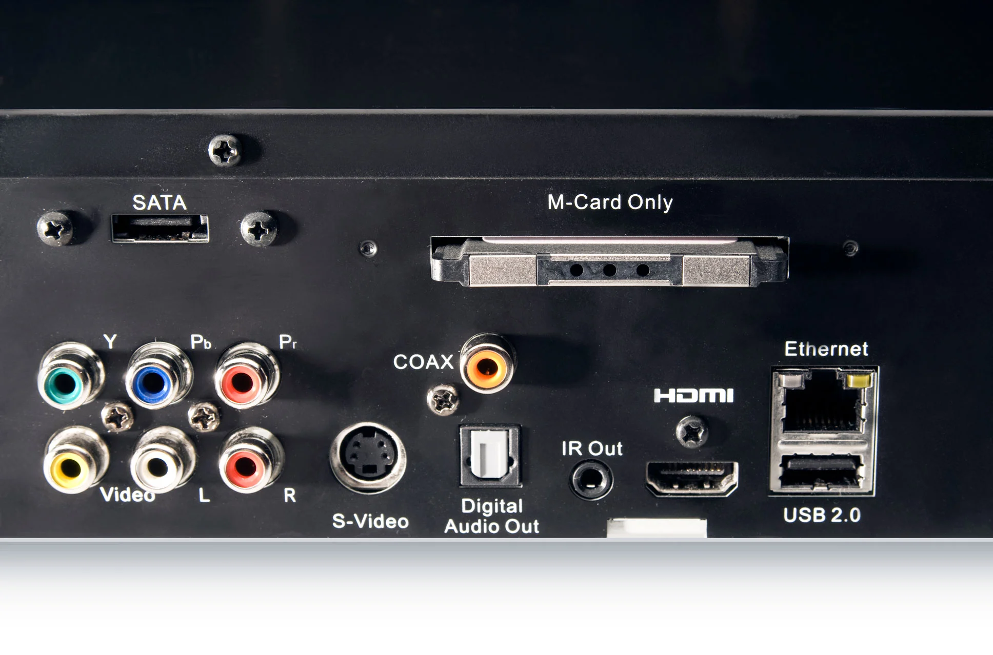The rear of the Moxi HD DVR