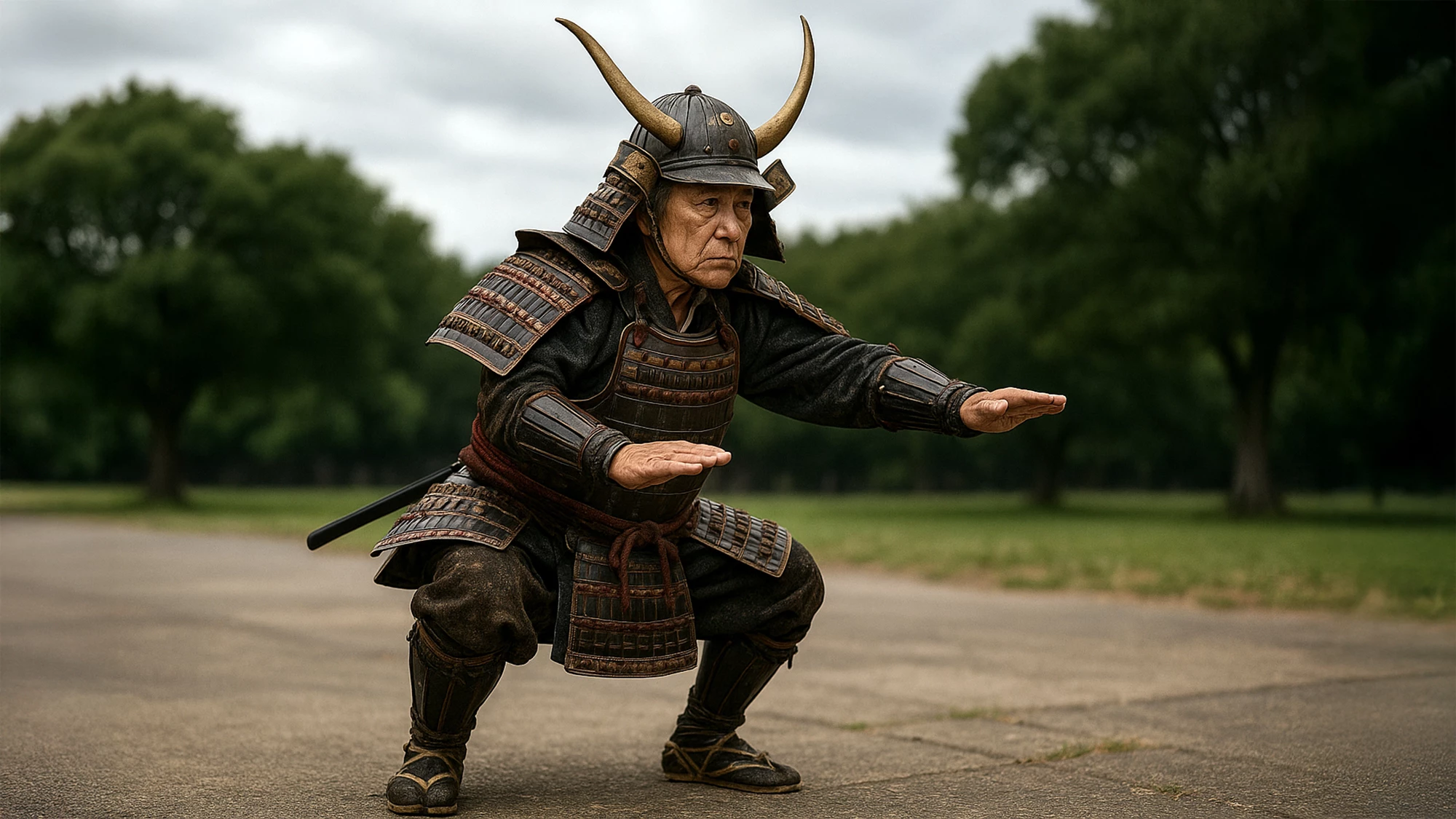 Doing five minutes of exercise like traditional samurai did can improve lower body strength