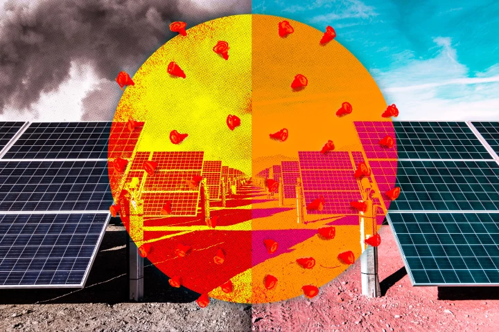 An MIT team has quantified an increase in output from solar panels in Delhi, India, as a result of lower air pollution after lockdown