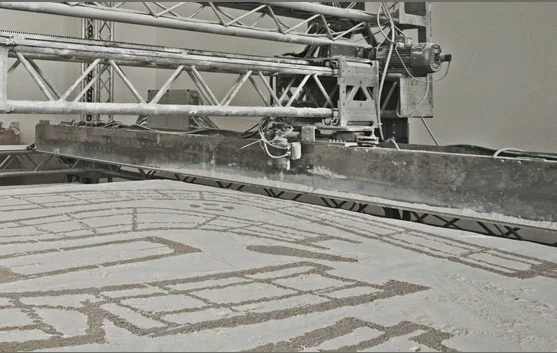 D-Shape 3D printer in action