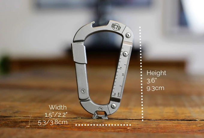 The Octo's measurements – there's no word on weight