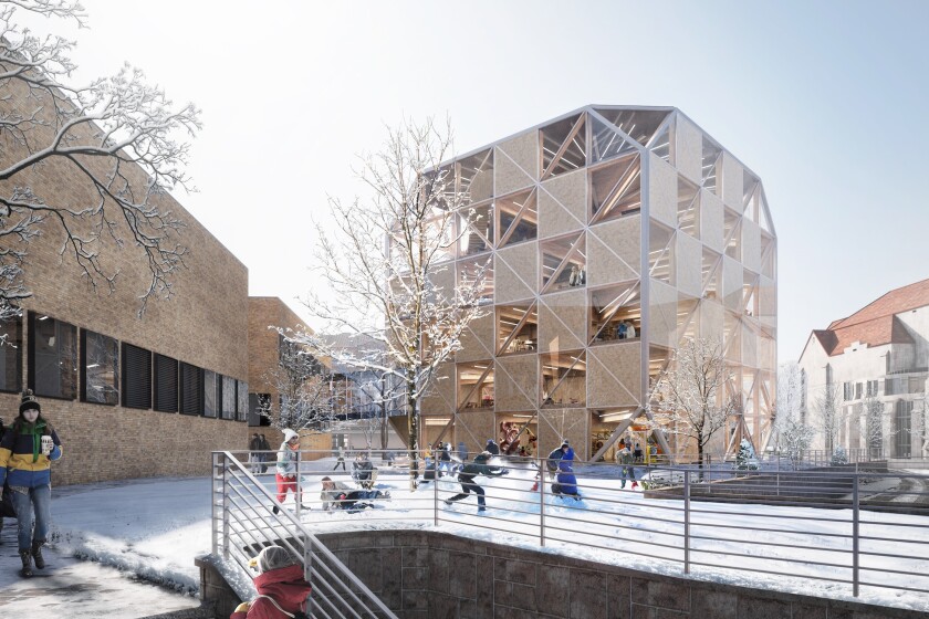 Learning Center Fuses Traditional and Modern Timber Craft The renowned design studio Bjarke Ingels Group (BIG) has unveiled designs for a groundbreaking timber college building. The structure will blend advanced engineered wood with traditional Japanese joinery methods to form a distinctive and eco-friendly learning environment.