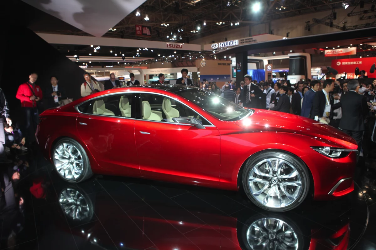 Mazda's TAKERI concept car at the 2011 Tokyo Motor Show