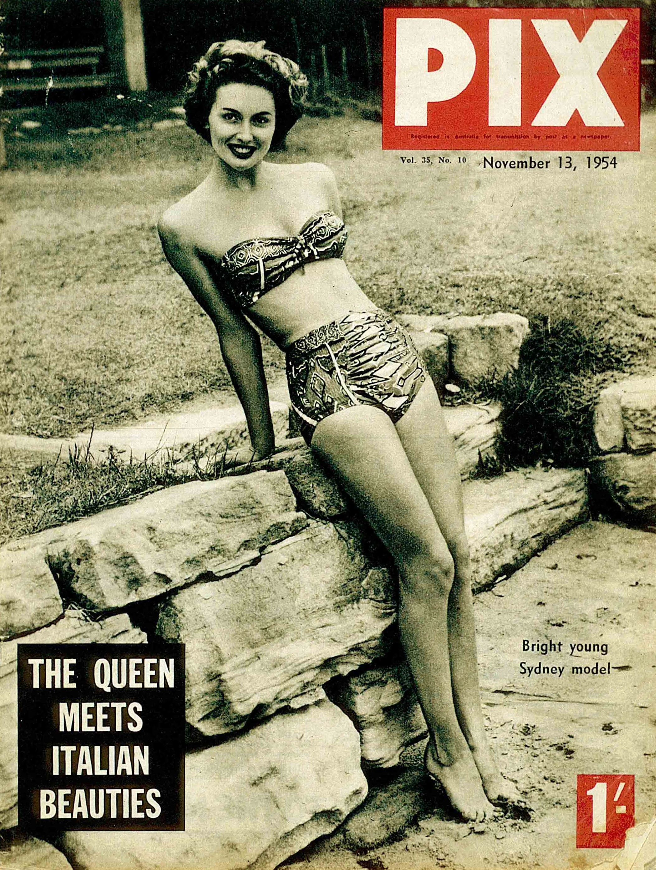 Magazine cover promoting a daring design