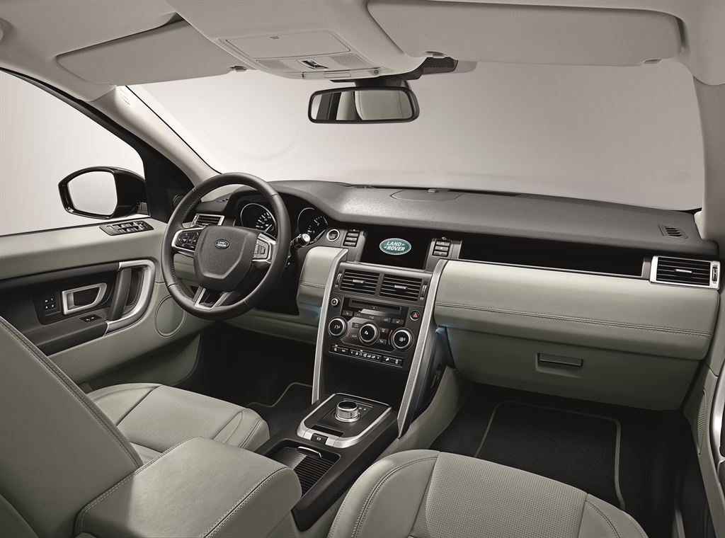 The Land Rover Discovery Sport cockpit
