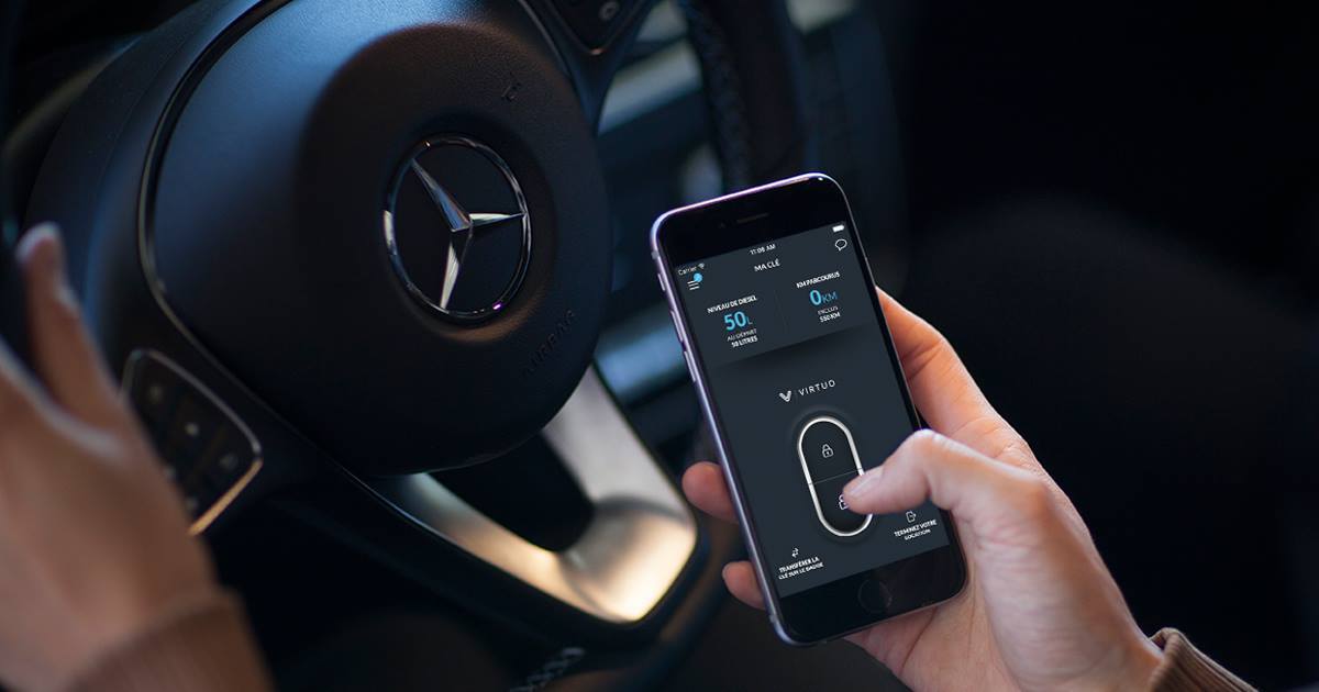 There are phone chargers in all the cars, so as to ensure drivers do not lose access to the Virtuo app