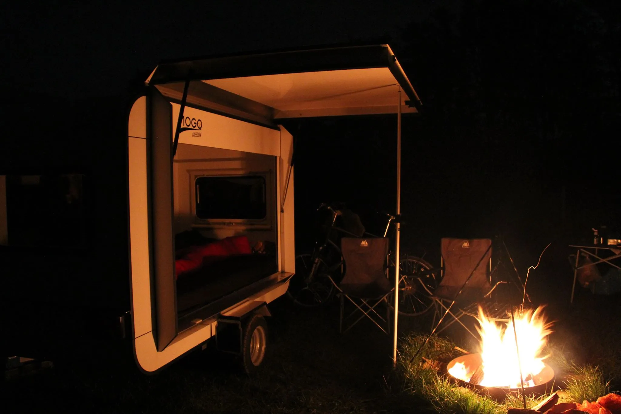 Pull up next to the fire pit and enjoy toasty relaxation