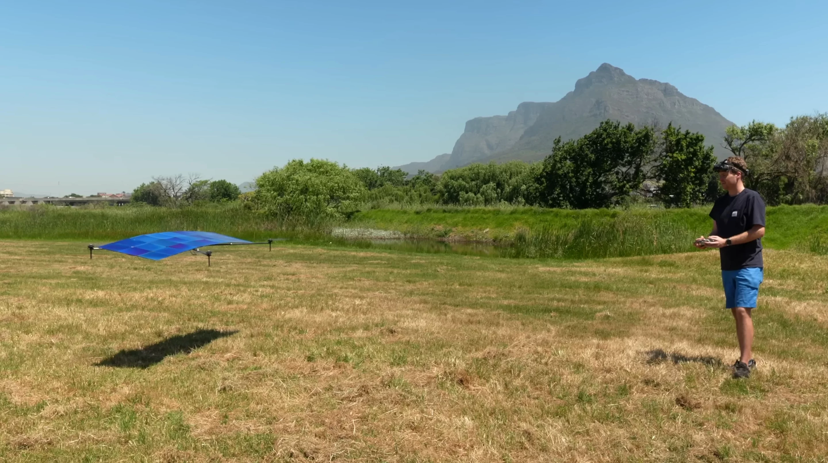 The 100% solar-powered drone proved a little wobbly in testing, but it did fly without batteries or capacitors