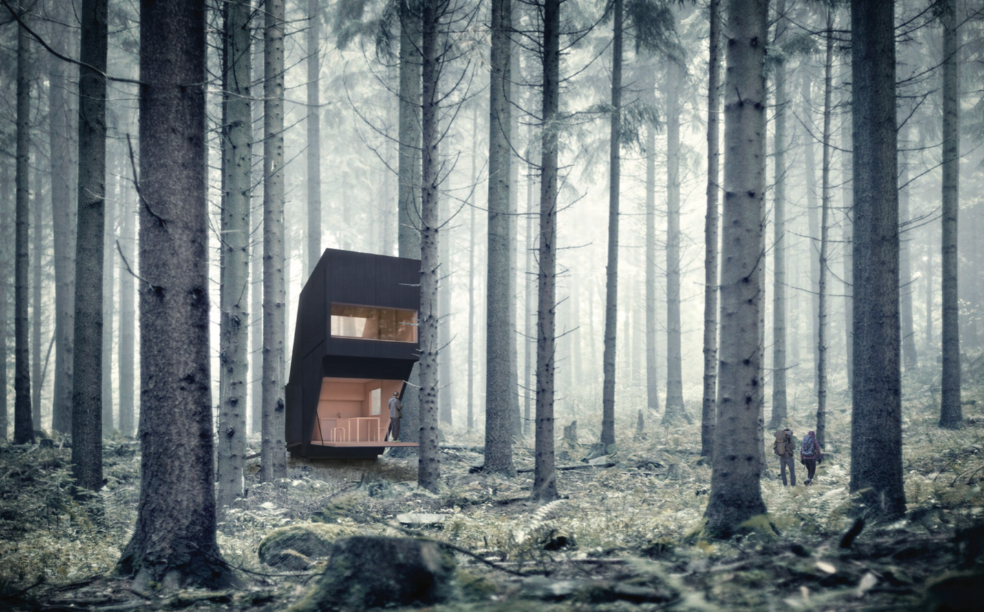Third place was this design comprising two separate modules that can be formed into a variety of configurations