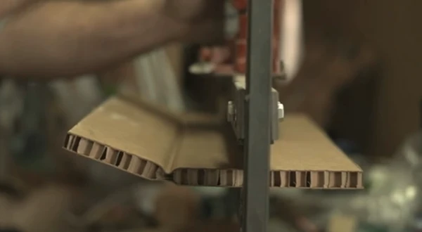 It has taken Gafni three years to develop his prototype cardboard bike