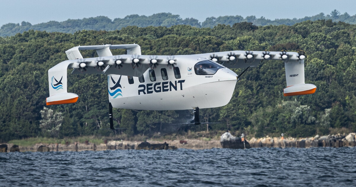 Electric Seaglider Combining Hull, Hydrofoils and WIG Flight Takes Off