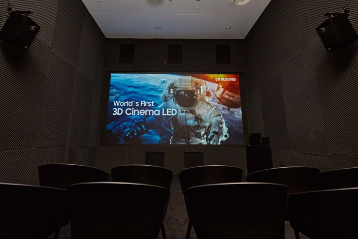 Samsung's 3D Cinema LED screen has debuted at ISE 2018 in Amsterdam