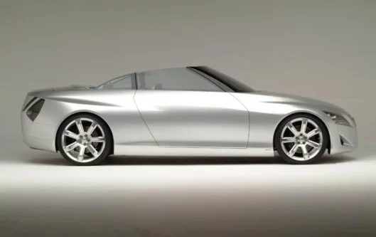 Last year's related concept car, the LF-C