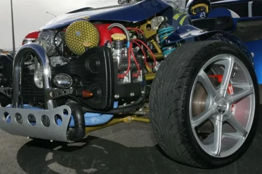 The STi engine in close-up