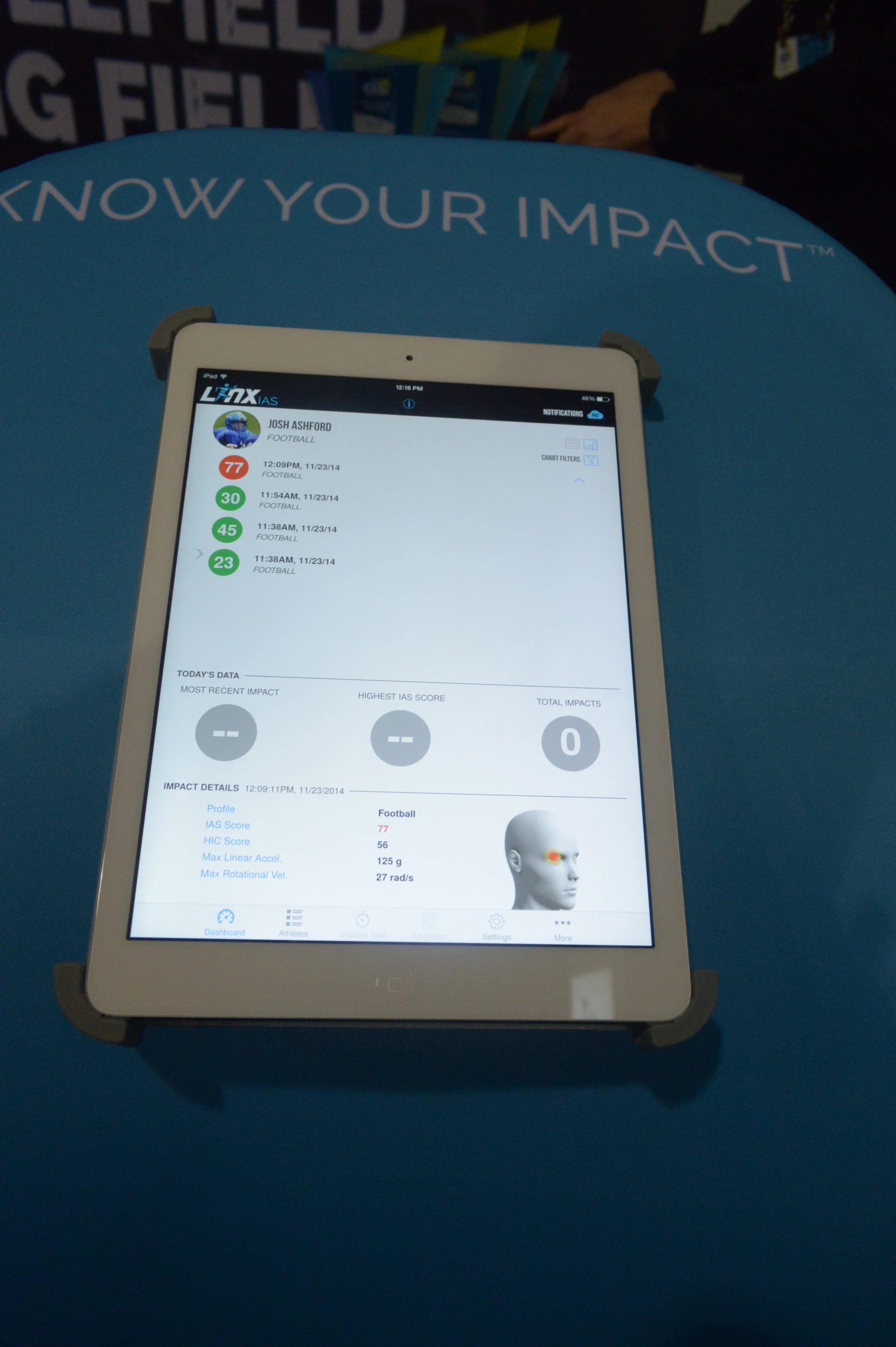 The Linx IAS works with an accompanying mobile app