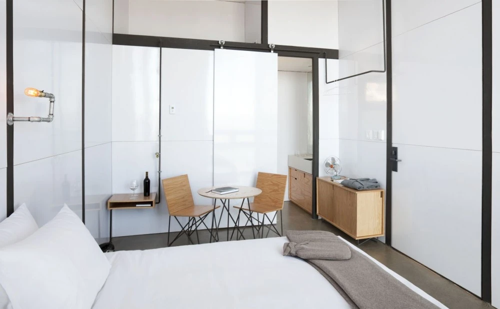 Eco-Loft interior at Hotel Endemico
