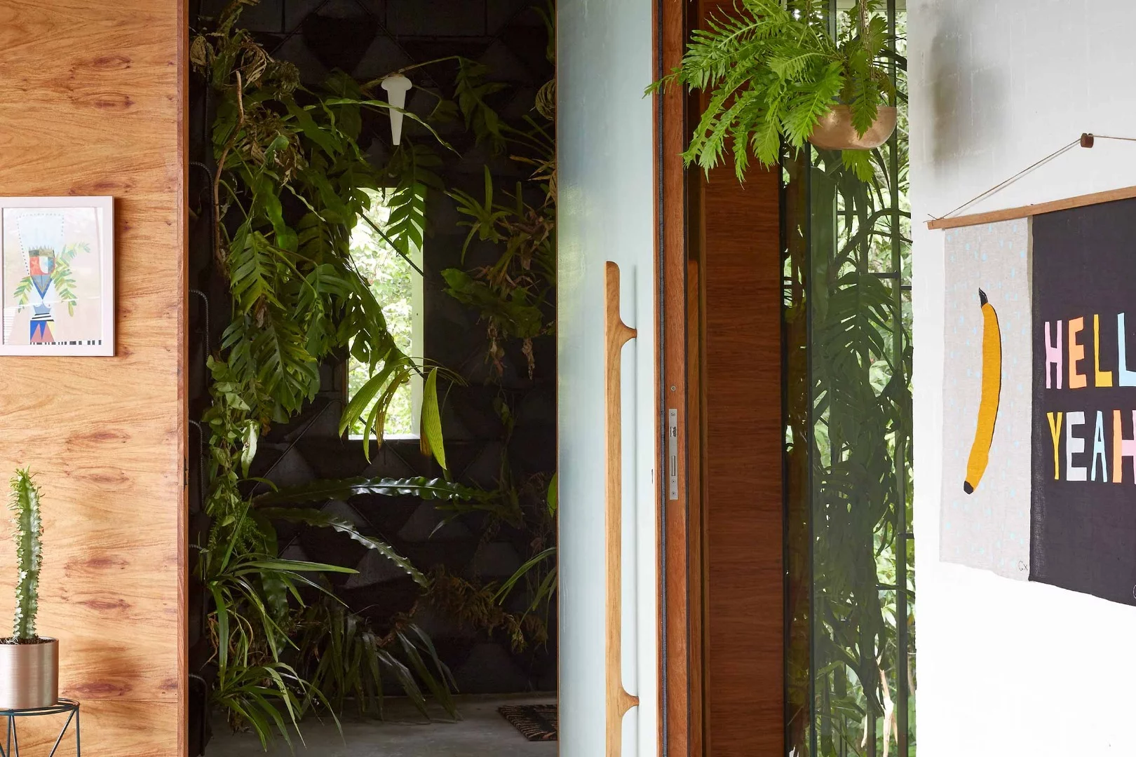 The award-winning interior of the Planchonella House in Australia's north