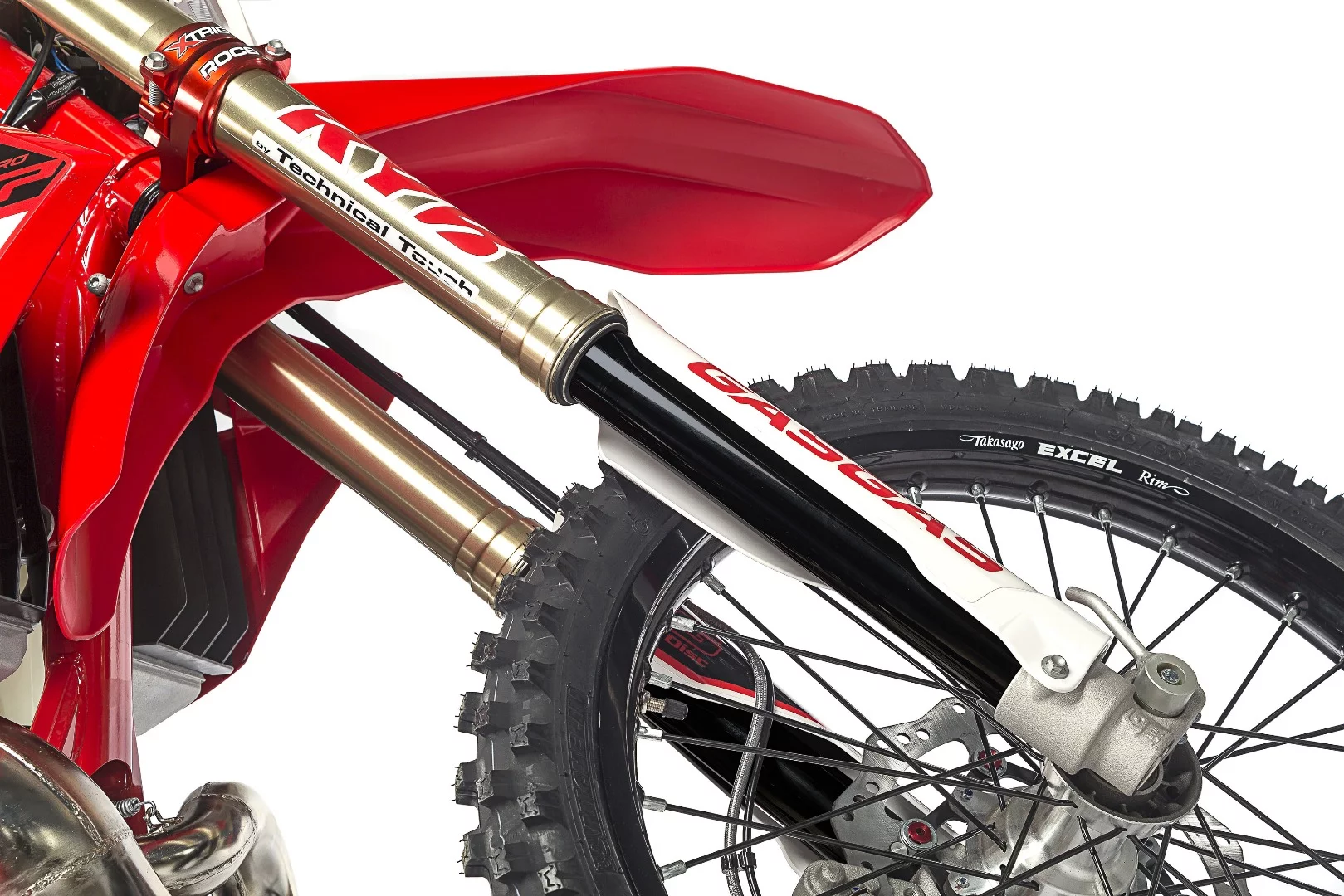 Gas Gas Enduro GP: black KYB forks and black spokes