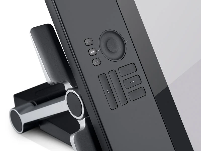 There are 10 customizable ExpressKeys (five on each side of the tablet) which can be set for application-specific shortcuts