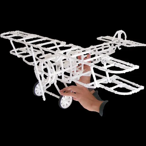 A Sopwith Camel plane, built with Crossbeams