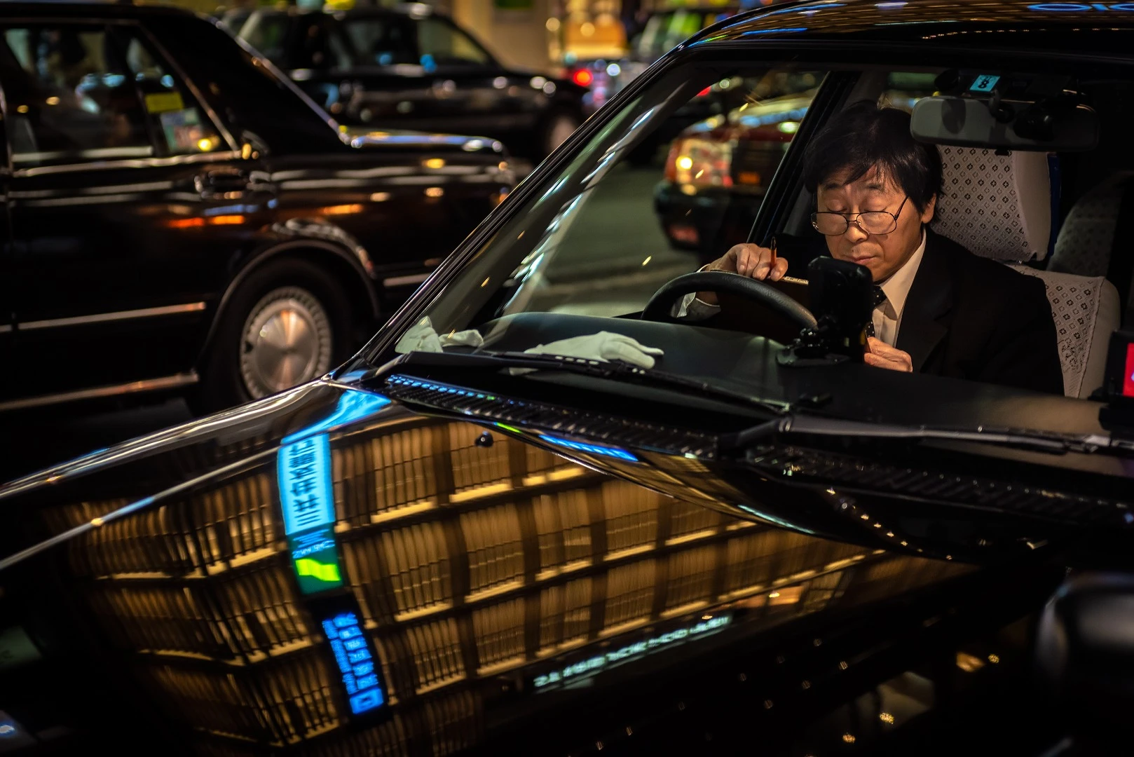 Runner up, 4:00 hour. "Taxi Driver", Mario Pereda. Tokyo, Japan