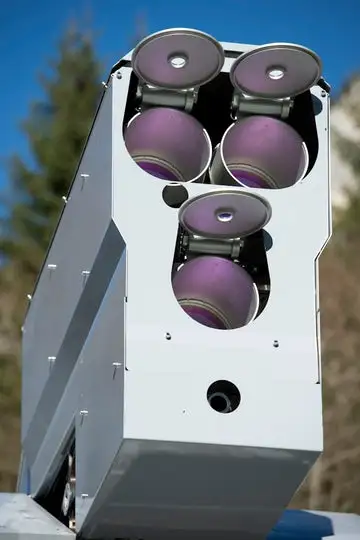 The Rhienmetall laser's beam director