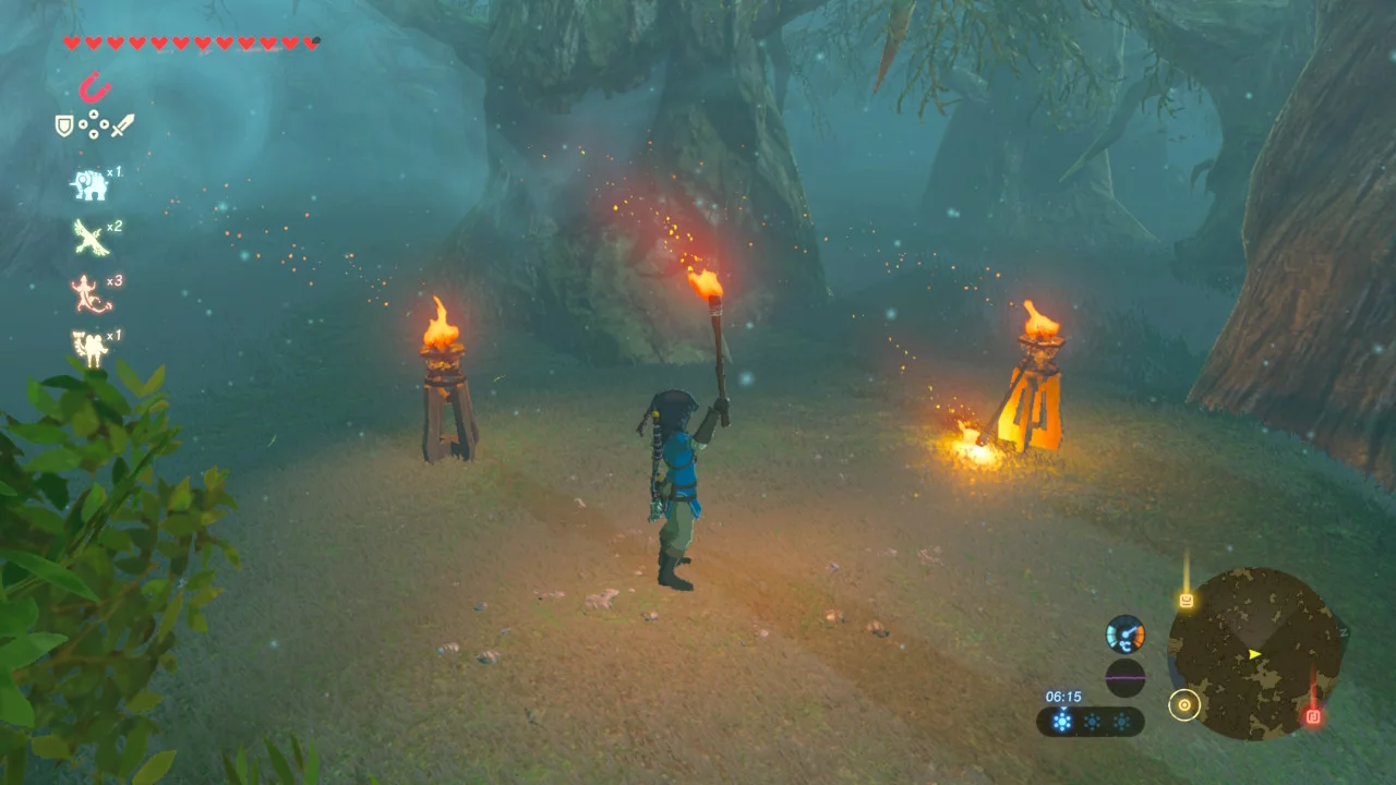 These two fires mark an important spot