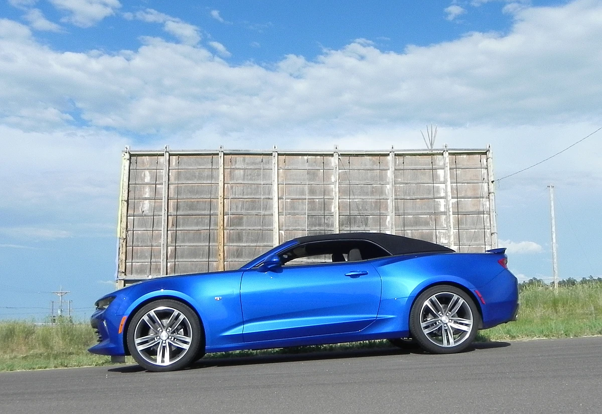 The 2016 Camaro Convertible is remarkably quiet on the highway with the top up