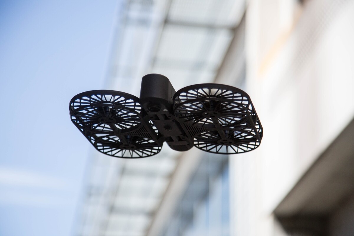 The Moment Drone is controlled through an iOS and Android app