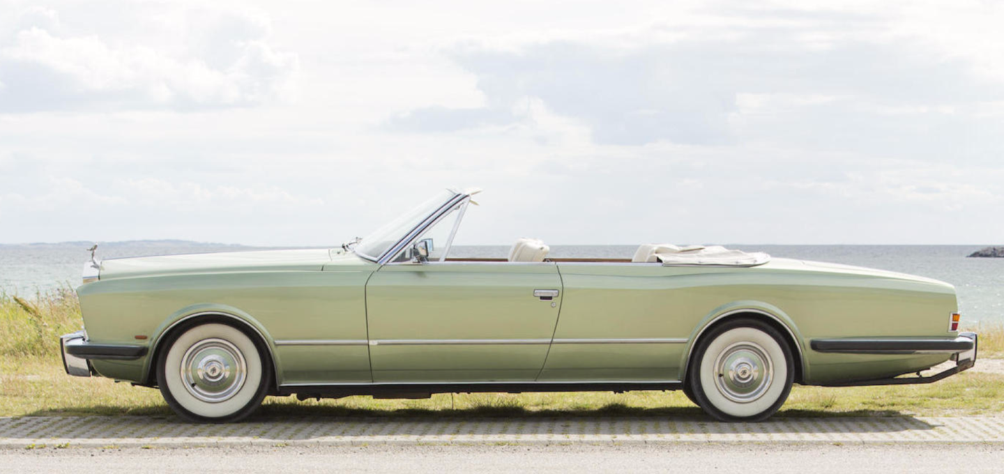 The unique Pietro Frua 1973 ROLLS-ROYCE PHANTOM VI CABRIOLET sold for DKK 3,680,000