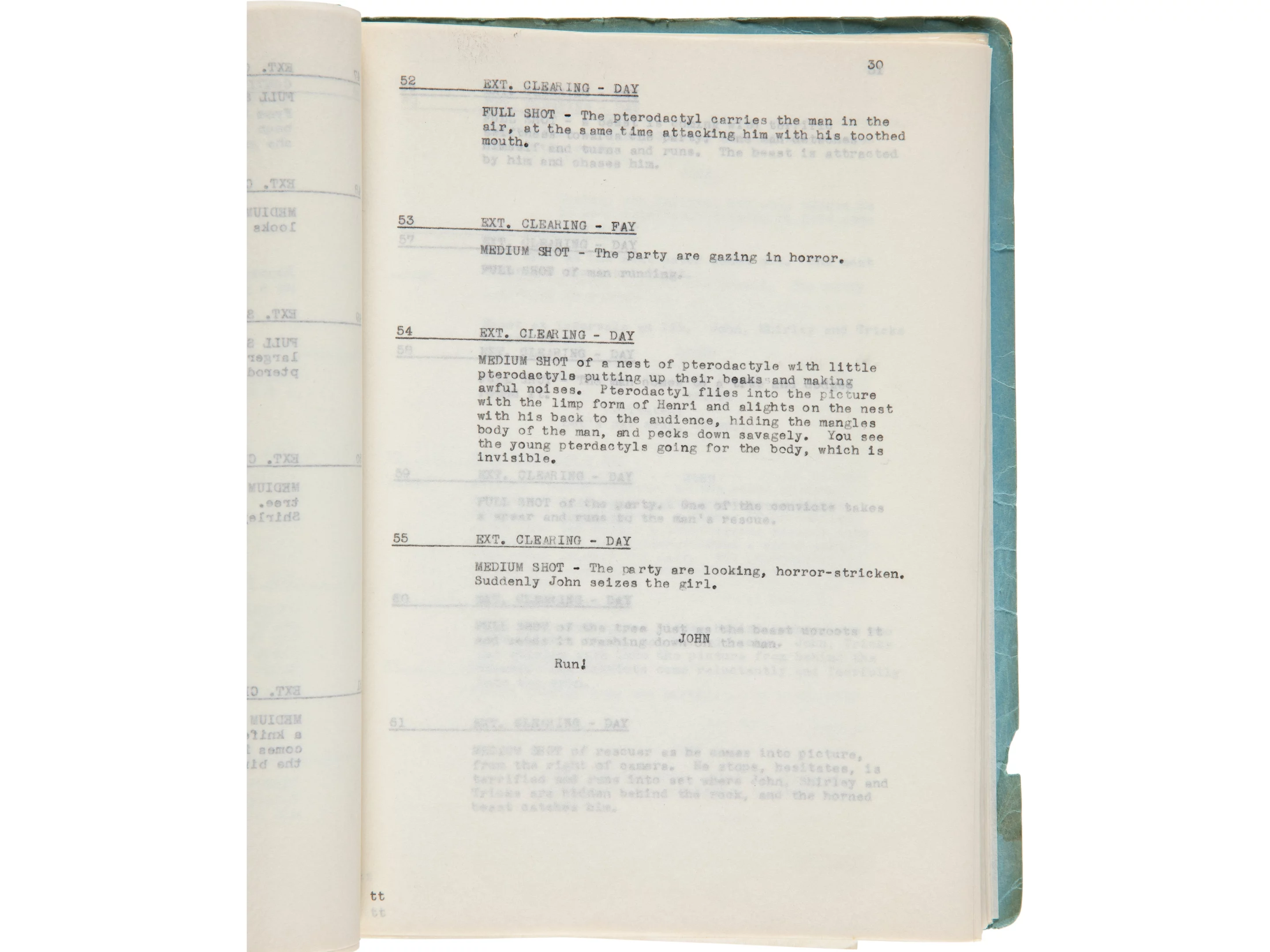 King Kong Exceedingly Rare First Draft Developmental Script, Titled The Beast | Sold for: $25,000 by Heritage Auctions on August 9, 2020