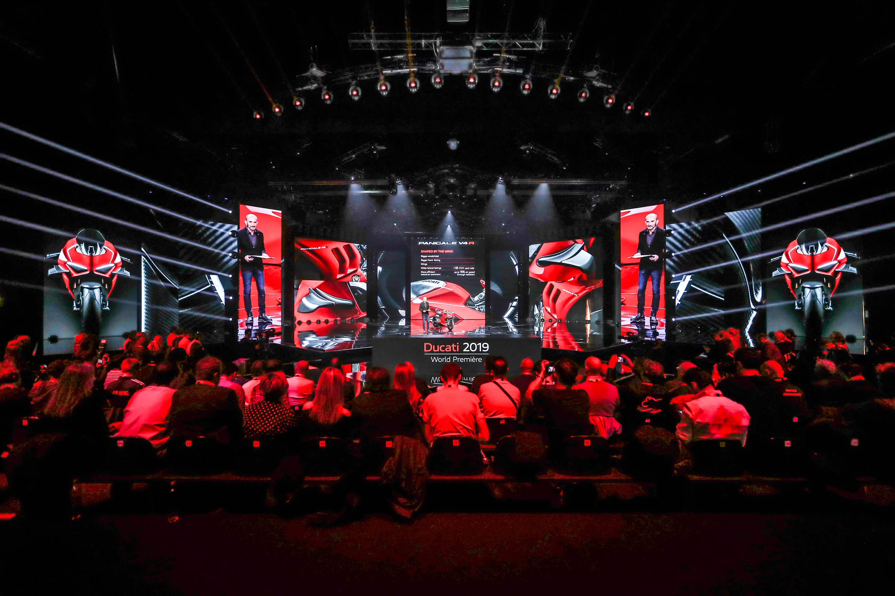 No expense spared: the Ducati presentation at EICMA