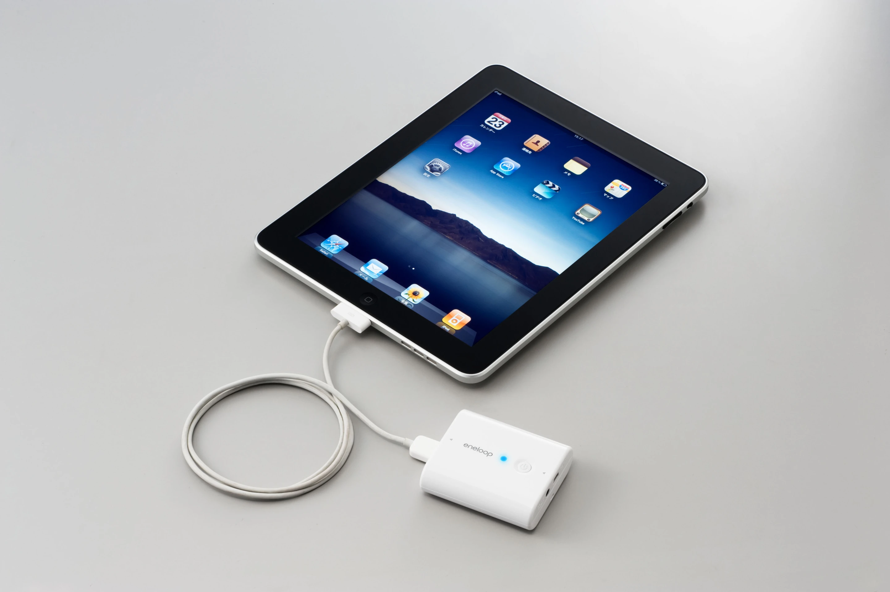 The eneloop mobile booster offers a couple of hours of high-power output at 5V/1A, or longer at the reduced output of 5V/500mA