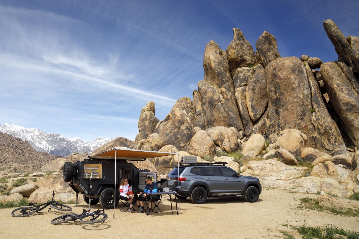 The Atlas Basecamp was conceptualized as a trail-finding bike camping rig