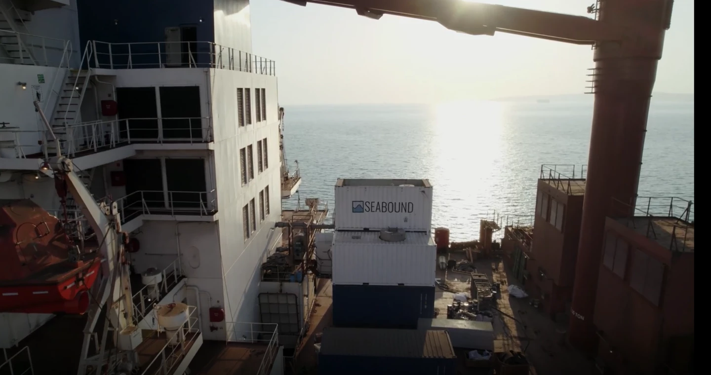 The prototype takes up very little space on board – although a full-scale version might be much bulkier