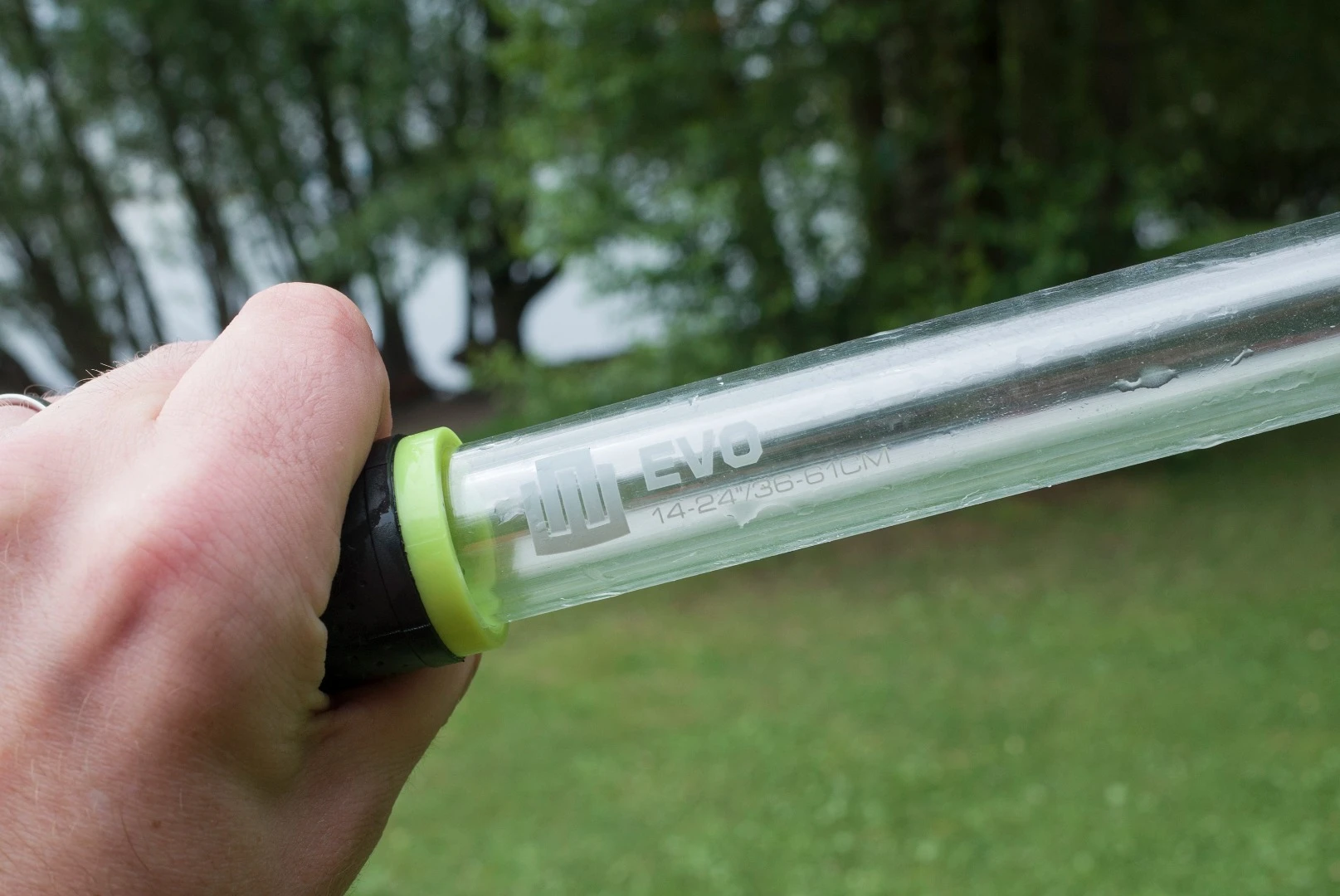 The transparent build of the GoPole EVO also means you'll not end up with that annoying black bar of most action poles in your videos