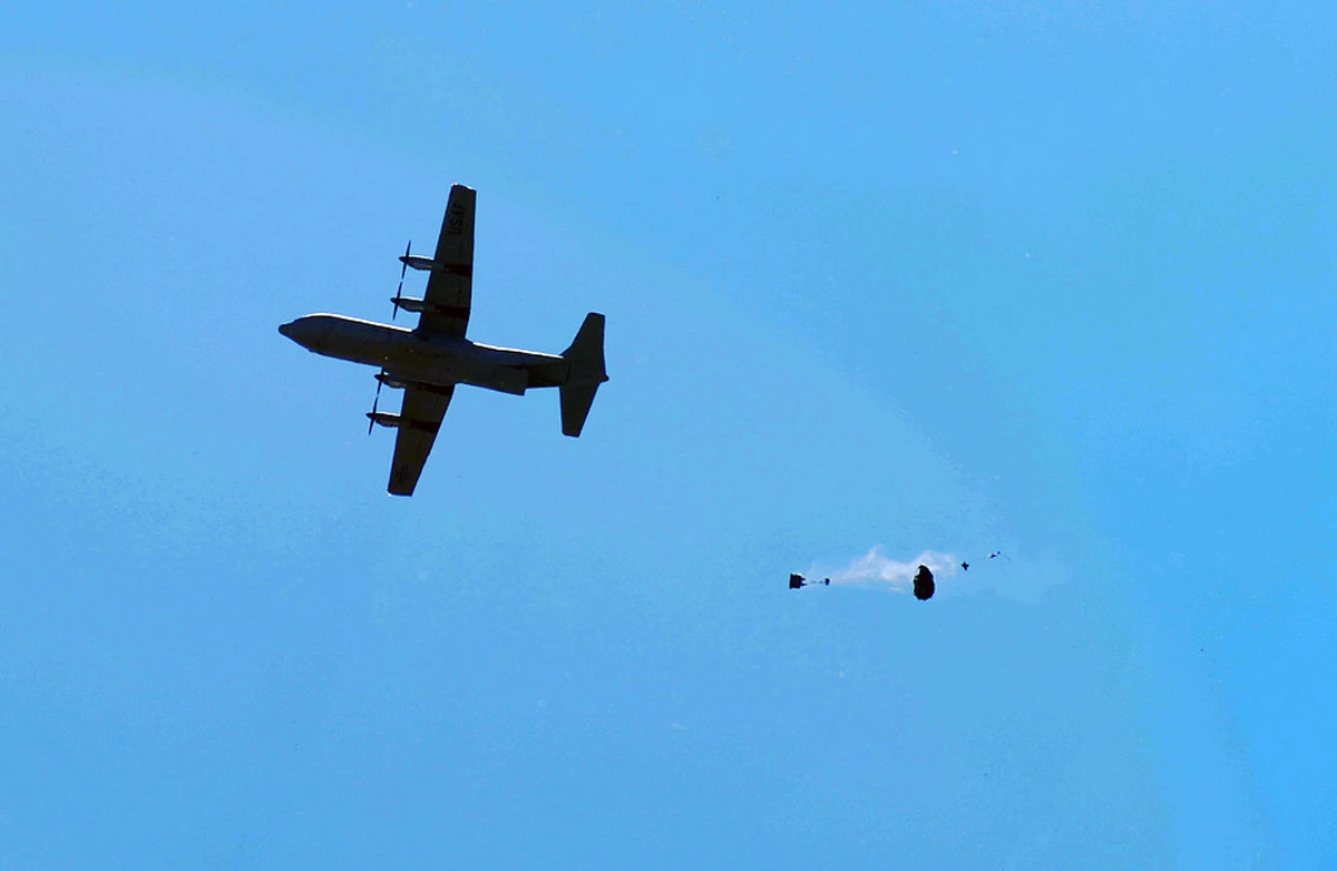 WindTracer will drop out of aircraft to evaluate atmospheric conditions for accurate air drops (Image: US Air Force)