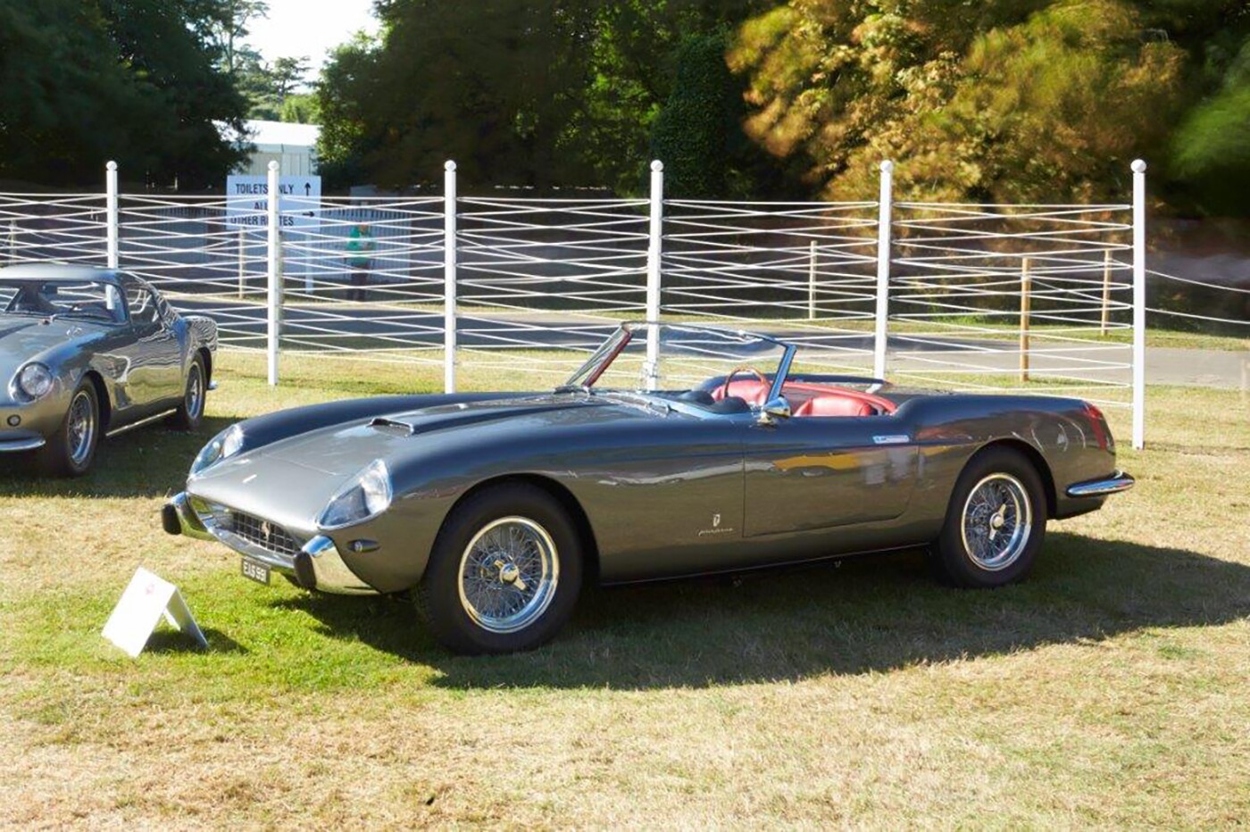 The winning 1957 Ferrari 250 GT Cabriolet by Pininfarina from the 2017 Goodwood Cartier Style et Luxe Concours d'Elegance