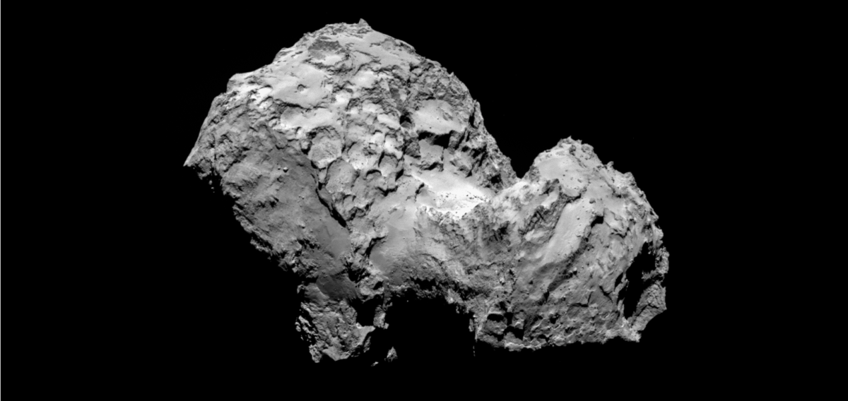 The Rosetta spacecraft was the first mission to enter orbit around a comet, its subject: 67P/Churyumov–Gerasimenko