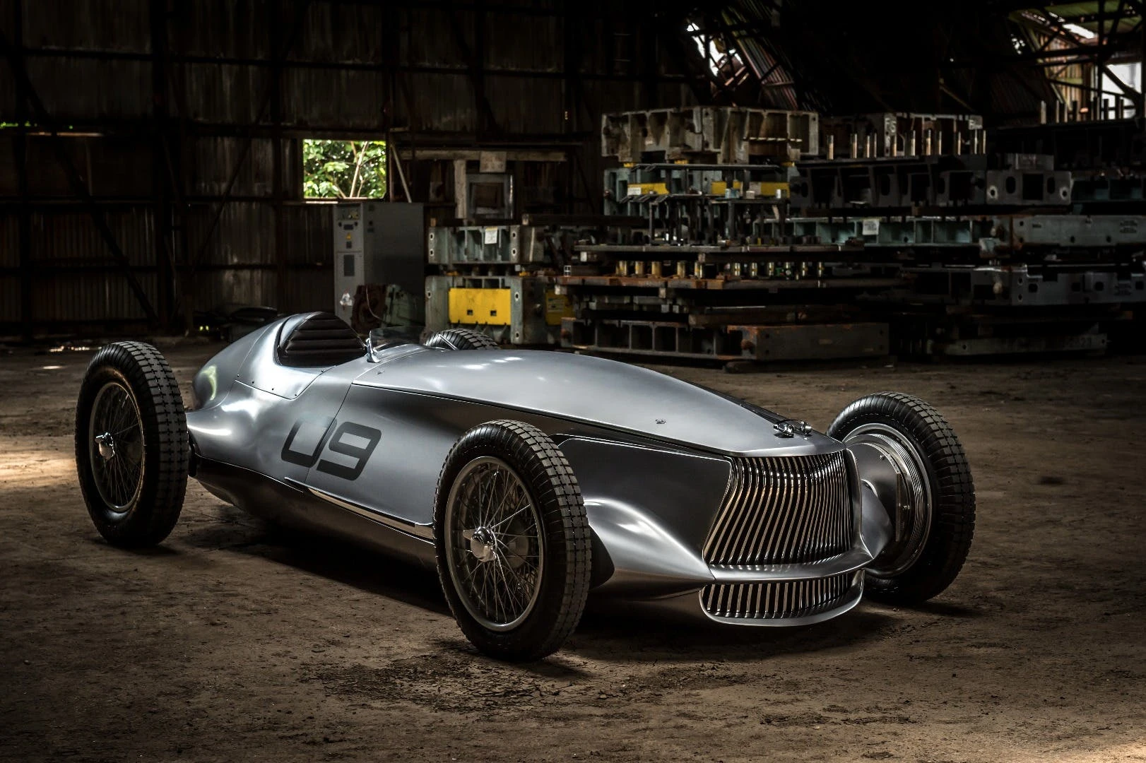 Nissan/Infiniti explored what would happen if the company had designed a race car back in the 1940s