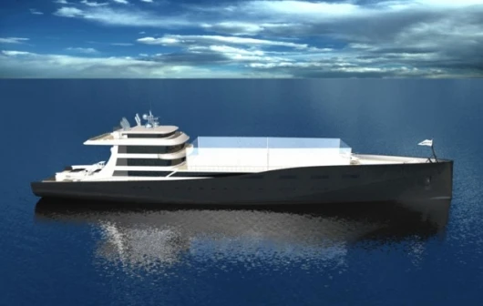The WallyIsland 325-foot gigayacht