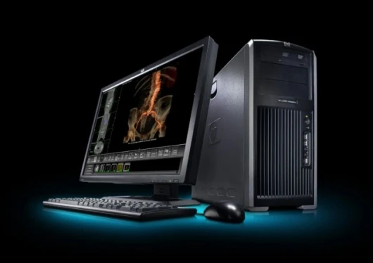 HP and Dreamworks develop new display technology (note: the pictured HP workstation is not the new display - we'll bring you images as soon as they become available)
