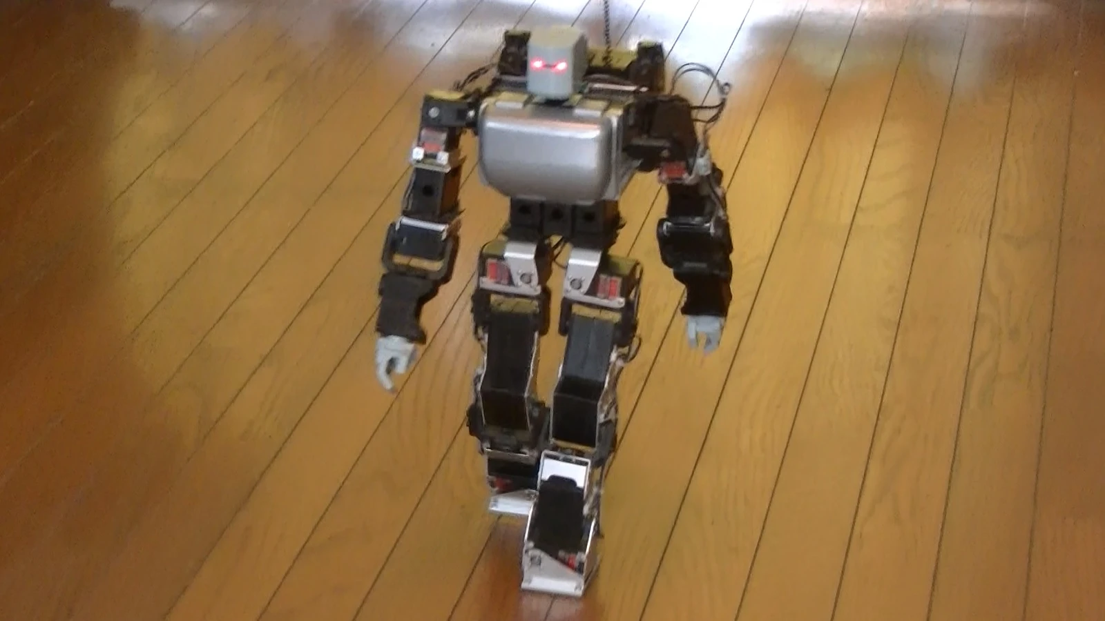 The KHR-3HV robot's hardware has been slightly modified but would normally cost around US$1,800 (Photo: Masahiko Yamaguchi)