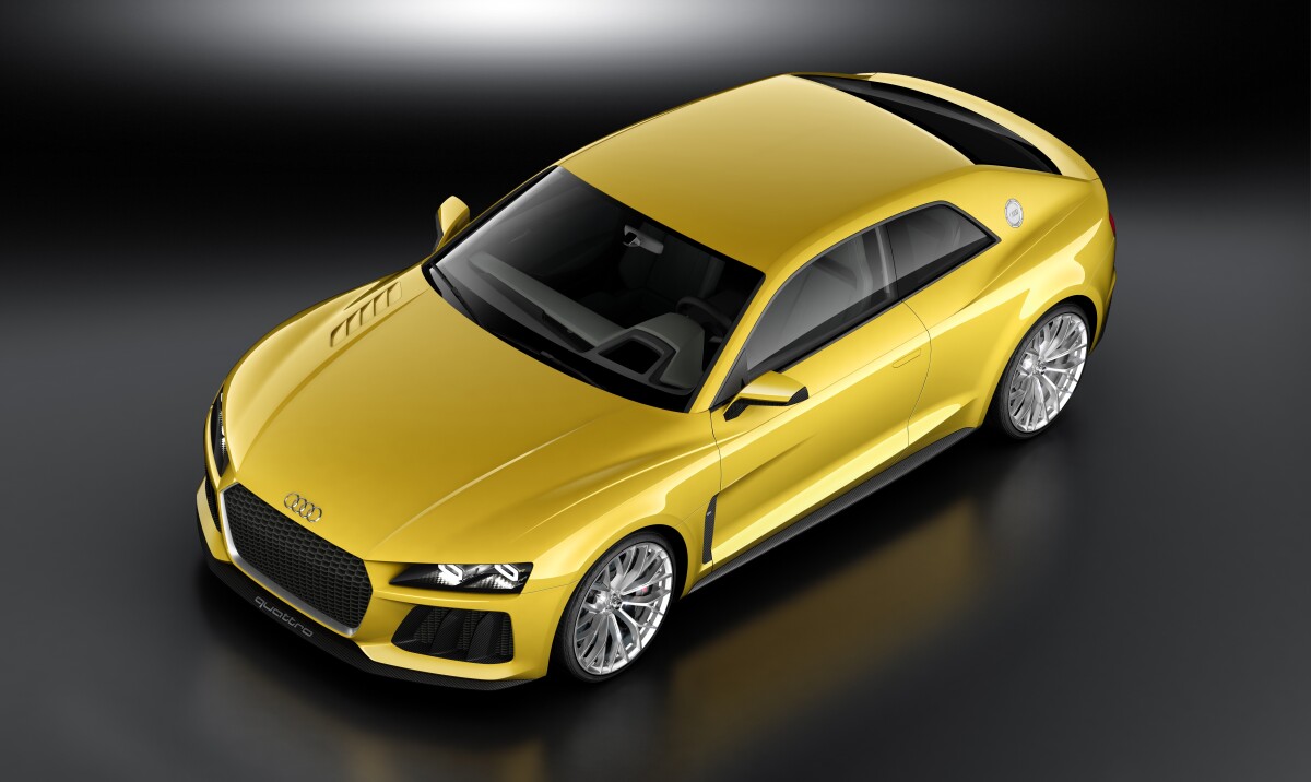 The Audi Sport Quattro makes its debut at the Frankfurt Motor Show