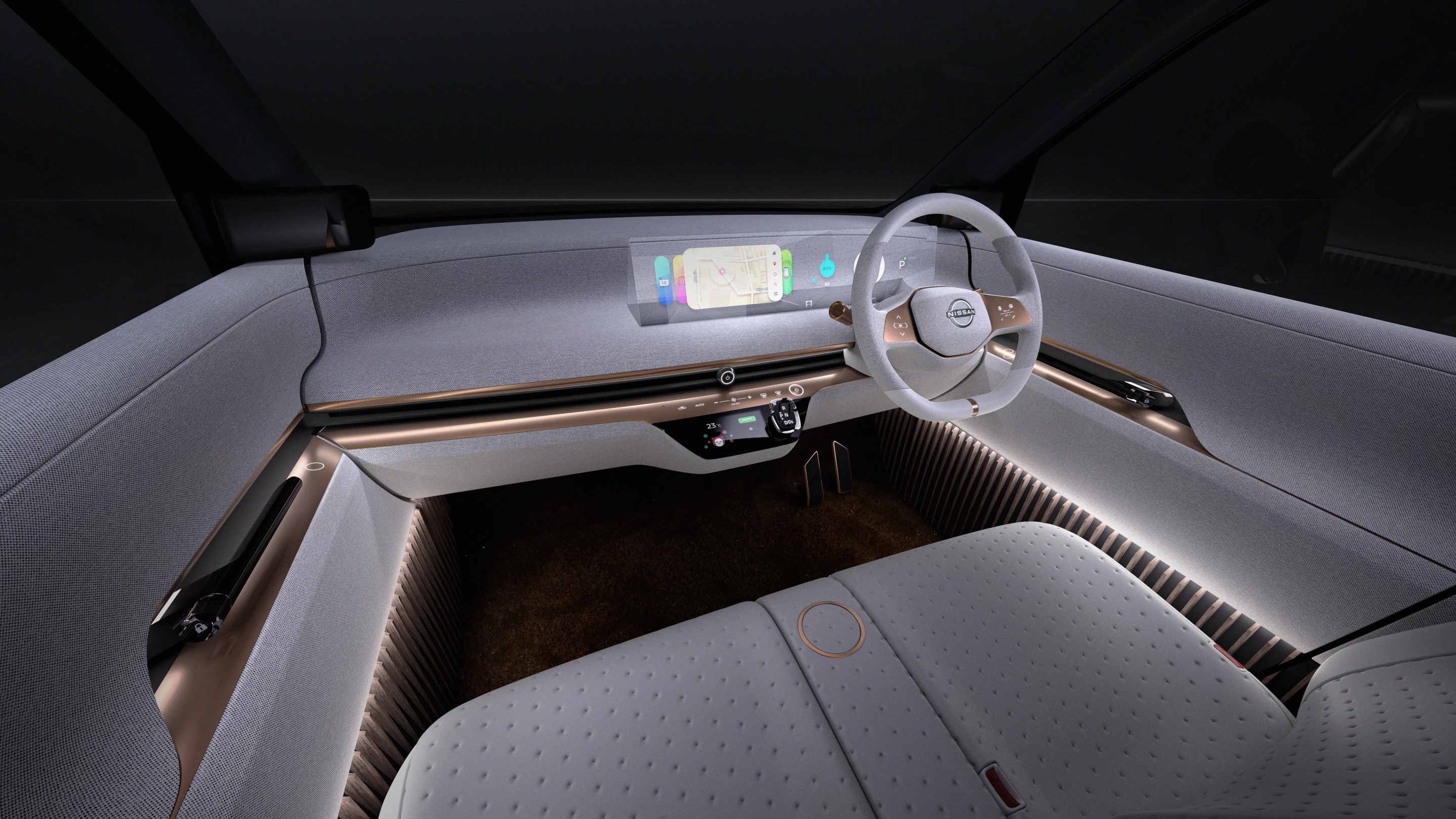 Inside, the IMk has a relaxed lounge-like feel